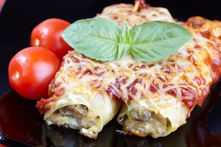 28035565 – cannelloni with chicken and mushrooms | GIOVANNI’S ITALIAN ...